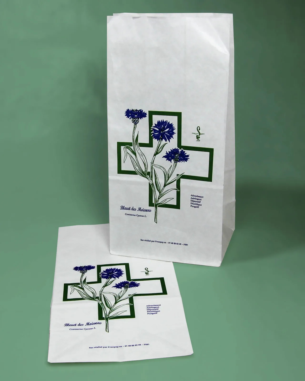 Sacs SOS papier à motifs pharmacie